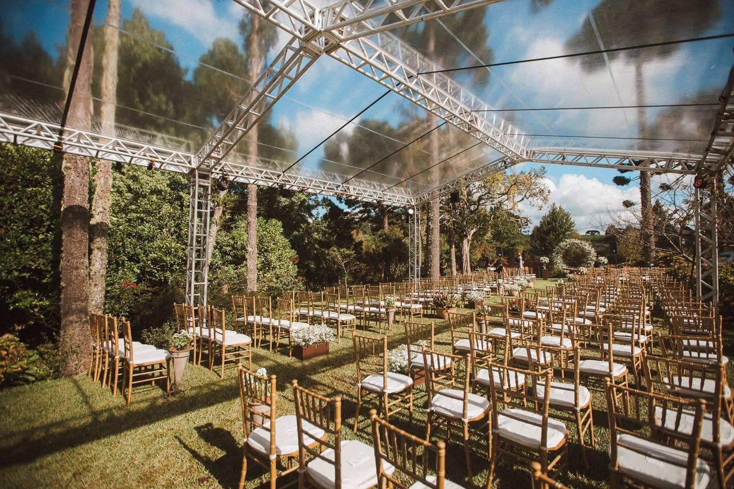 Casamento no campo e ao ar livre